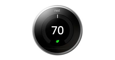Nest Learning Thermostat slimme thermostaat (3e generatie), zilver
