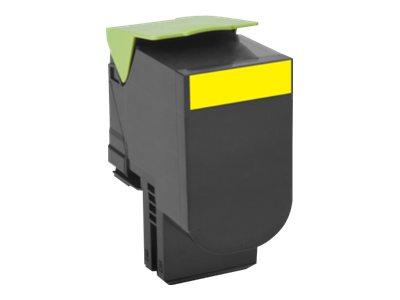 Geel - origineel - tonercartridge - voor Lexmark CX410de, CX410dte, CX410e, CX510de, CX510dhe, CX510dthe Geel - origineel - tonercartridge - voor Lexmark CX410de, CX410dte, CX410e, CX510de, CX510dhe, CX510dthe