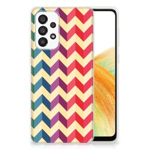 Samsung Galaxy A33 5G TPU bumper Zigzag Multi Color