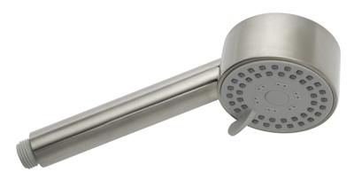 Mueller Round verstelbare handdouche geborsteld staal