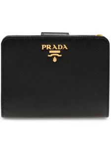 Prada porte-monnaie zippé - Noir