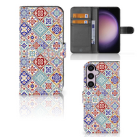 Samsung Galaxy S24 Plus Bookcase Tiles Color