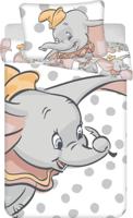 Disney Dumbo BABY Dekbedovertrek Dots - 100 x 135 cm - Katoen - thumbnail