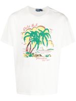 Polo Ralph Lauren t-shirt imprimé en coton - Blanc - thumbnail