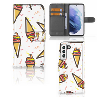 Samsung Galaxy S22 Book Cover Icecream