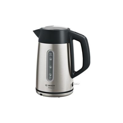 Bosch TWK4P440 waterkoker 1,7 l 2400 W Zwart, Roestvrijstaal Bosch TWK4P440 waterkoker 1,7 l 2400 W Zwart, Roestvrijstaal