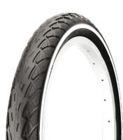 Deli Tire Buitenband Tire S-206 16 x 1.75" / 47-305 mm zwart met witte lijn - thumbnail