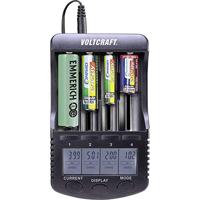 VOLTCRAFT CC-2 Batterijlader NiMH, NiCd, Li-ion AA (penlite), AAA (potlood), C (baby), Sub-C, 26650, 26500, 18650, 1767