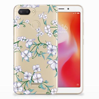 Xiaomi Redmi 6 Uniek TPU Case Blossom White Xiaomi Redmi 6 Uniek TPU Case Blossom White