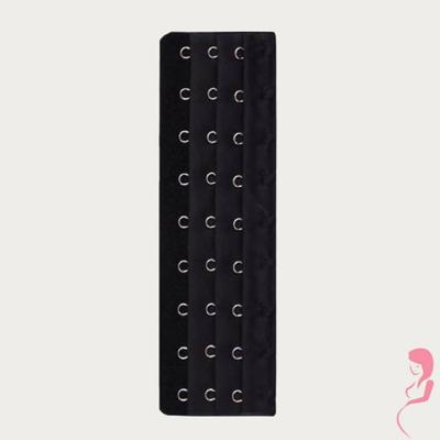 Op en Top Zwanger bh / Corset Verlenger 9 Haaks Zwart (per stuk)