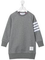 Thom Browne Kids robe-sweat à 4 bandes signature - Gris - thumbnail