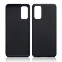 Qubits - Softcase hoes - Samsung Galaxy S20 - Zwart - thumbnail