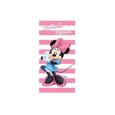 Disney Minnie Strandlaken - 100% Katoen - 70x140 Cm - Pink 70x140 Cm 100% Katoen
