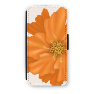 Orange Ellila flower: iPhone 7 Flip Hoesje