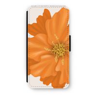 Orange Ellila flower: iPhone 7 Flip Hoesje - thumbnail