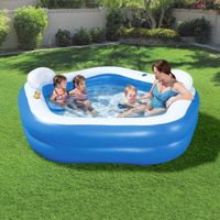 Bestway Zwembad Family Fun Lounge 213x206x69 cm - thumbnail