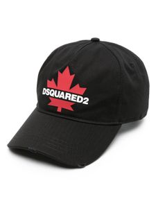 DSQUARED2 casquette à logo imprimé - Noir