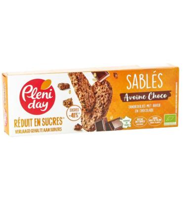 Pleniday Pleniday Zandkoekjes Haver En Chocola Minder Suiker Bio (150g) Pleniday Pleniday Zandkoekjes Haver En Chocola Minder Suiker Bio (150g)