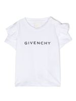 Givenchy Kids t-shirt en coton à logo imprimé - Blanc