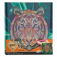 Grafix Canvas Diamond Painting Tijger, 30x30cm - thumbnail