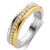 TI SENTO-Milano 12282ZY Ring zilver-zirconia rose- en zilverkleurig-wit 5 mm