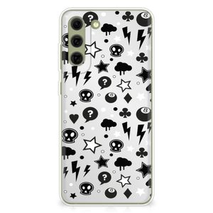 Silicone Back Case Samsung Galaxy S21FE Silver Punk