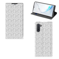 Samsung Galaxy Note 10 Hoesje met Magneet Stripes Dots