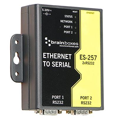 2-poorts RS232 Ethernet naar seriële adapter