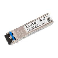 MikroTik RouterBOARD S-31DLC20D 1.25G SFP-transceiver, Dual 1310 LC stekker, voor maximaal 20 kilometer single-mode glasvezelverbindingen