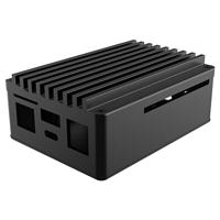 Akasa Skyline Pro, premium ventilatorloze aluminium behuizing voor Asus Tinker Board 2 & 2S, aluminium kern en thermische pad inbegrepen, stil single-board computerchassis, A-RA11-M3B