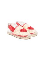 Stella McCartney Kids sandales à motif cœur - Tons neutres