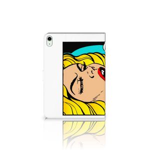 iPad Air (2020/2022) 10.9 inch Tablet Hoes met standaard Popart Oh Yes