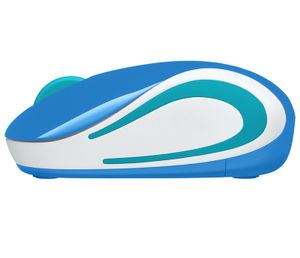 Logitech M187 Mini Blauw Draadloze Muis