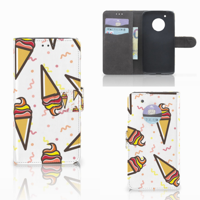 Motorola Moto G5 Plus Book Cover Icecream