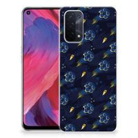 TPU bumper voor OPPO A74 5G | A54 5G Voetbal