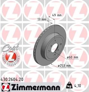 Remschijf Coat Z 430260420