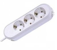 Bachmann SMART 3x Schuko 3m power uitbreiding 3 AC-uitgang(en) Wit