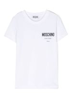 Moschino Kids t-shirt en coton à logo imprimé - Blanc - thumbnail