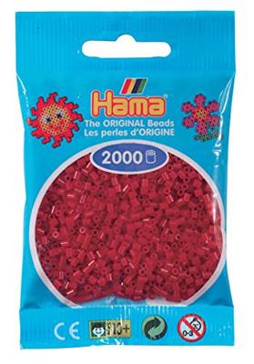 Hama - 501-22 - Mini Sachet - 2000 Parels - Rouge Noël