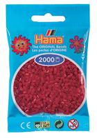 Hama - 501-22 - Mini Sachet - 2000 Parels - Rouge Noël