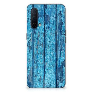 OnePlus Nord CE 5G Bumper Hoesje Wood Blue