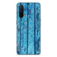 OnePlus Nord CE 5G Bumper Hoesje Wood Blue - thumbnail