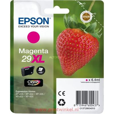 Epson Strawberry 29XL M Origineel Magenta 1 stuk(s) Hoog (XL) rendement