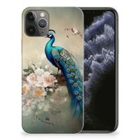 TPU Hoesje voor Apple iPhone 11 Pro Vintage Pauwen