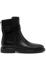 Tory Burch bottines Double T 30 mm - Noir