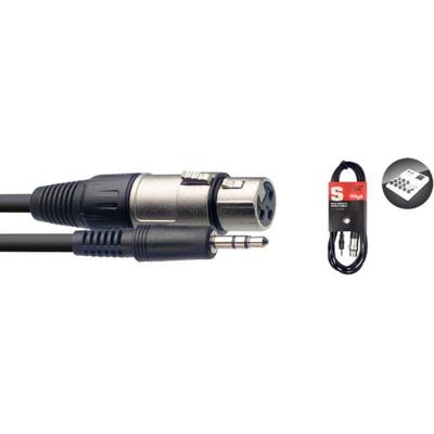 Stagg SAC1MPSXF Signaalkabel Minijack male/XLR female Stagg SAC1MPSXF Signaalkabel Minijack male/XLR female