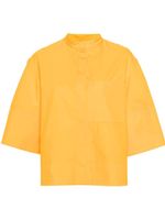 Jil Sander stand-collar cotton shirt - Orange