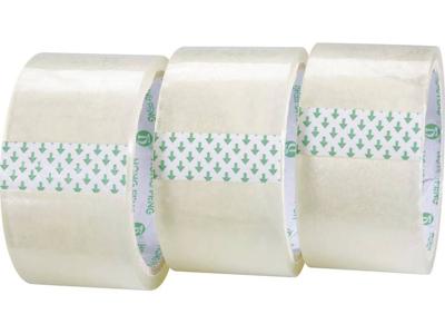 TOOLCRAFT 1563956 Verpakkingstape Transparant (l x b) 50 m x 48 mm 3 stuk(s)