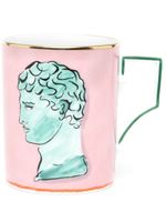 GINORI 1735 tasse Il Viaggio di Nettuno en porcelaine - Rose - thumbnail