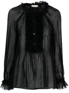 Ulla Johnson blouse Bardot en laine - Noir